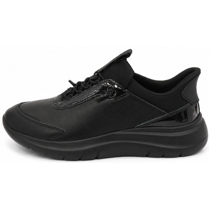 ΓΥΝΑΙΚΕΙΟ SNEAKER ΜΑΥΡΟ GEOX PLUMMERY PLUS WOMAN D680JA 05402 C9999
