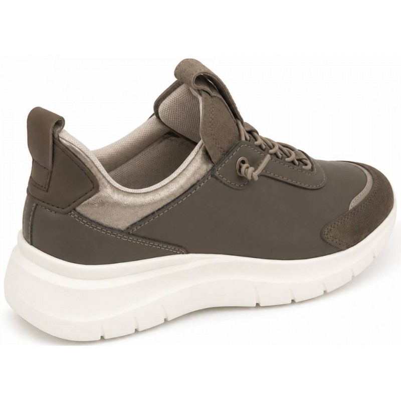 ΓΥΝΑΙΚΕΙΟ SNEAKER ΓΚΡΙ GEOX PLUMMERY PLUS WOMAN D680JA 05422 C1018