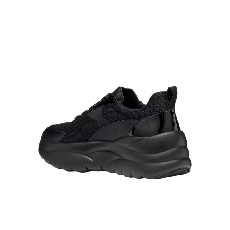 ΓΥΝΑΙΚΕΙΟ SNEAKER ΜΑΥΡΟ GEOX D551FD 01454 C9997 D XTORS D-MESH+GEOBUCK