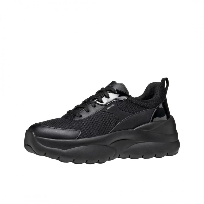 ΓΥΝΑΙΚΕΙΟ SNEAKER ΜΑΥΡΟ GEOX D551FD 01454 C9997 D XTORS D-MESH+GEOBUCK