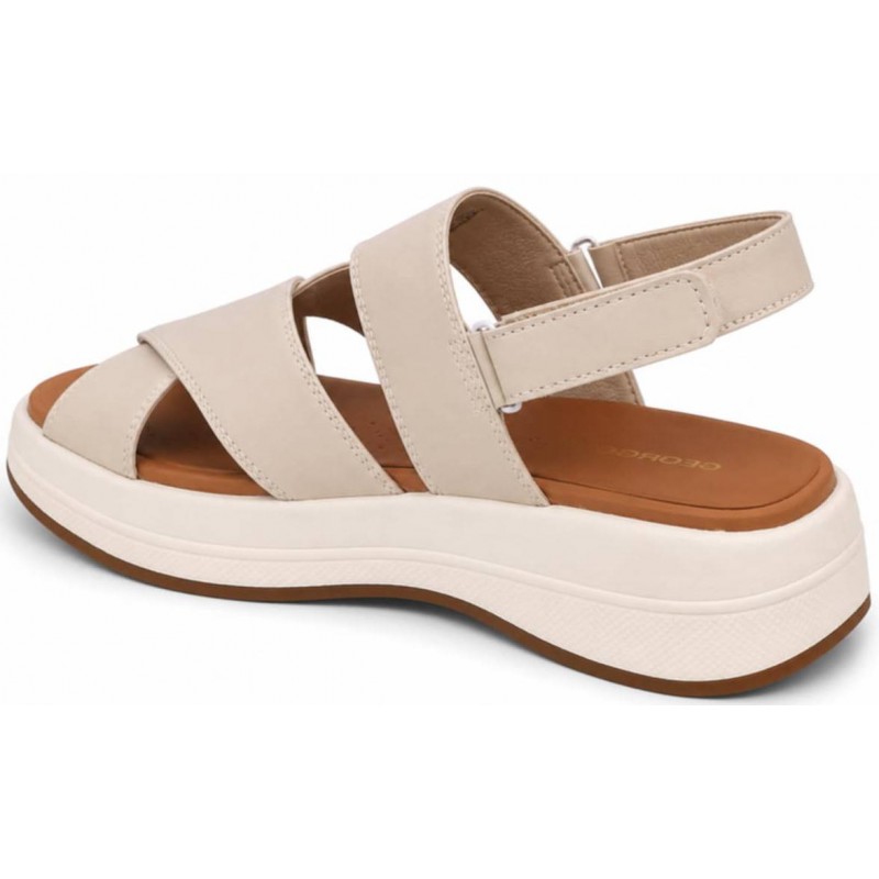 ΓΥΝΑΙΚΕΙΟ ΣΑΝΔΑΛΙ OFF WHITE GEOX D SPHERICA ECUB_3 S D650VC 00098 C1122