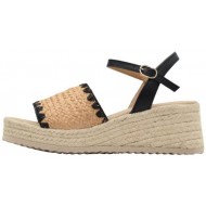 WOMEN'S PLATFORM BEIGE/BLACK GEOX D ALEMERIA D651KA 01143 C6182