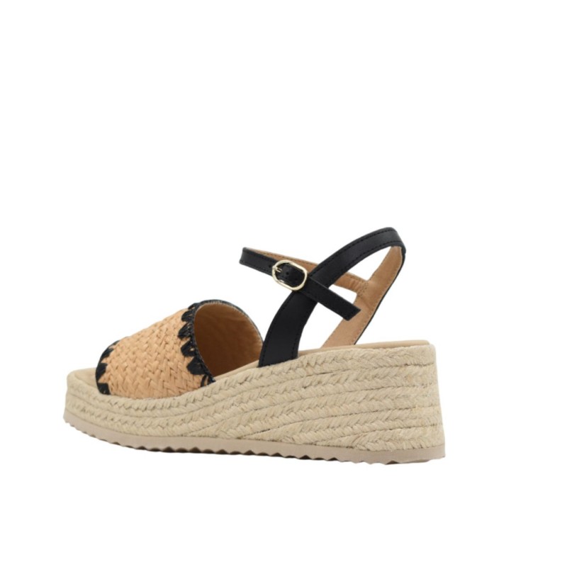 ΓΥΝΑΙΚΕΙΑ ΠΛΑΤΦΟΡΜΑ ΜΠΕΖ/ΜΑΥΡΟ GEOX D ALEMERIA D651KA 01143 C6182