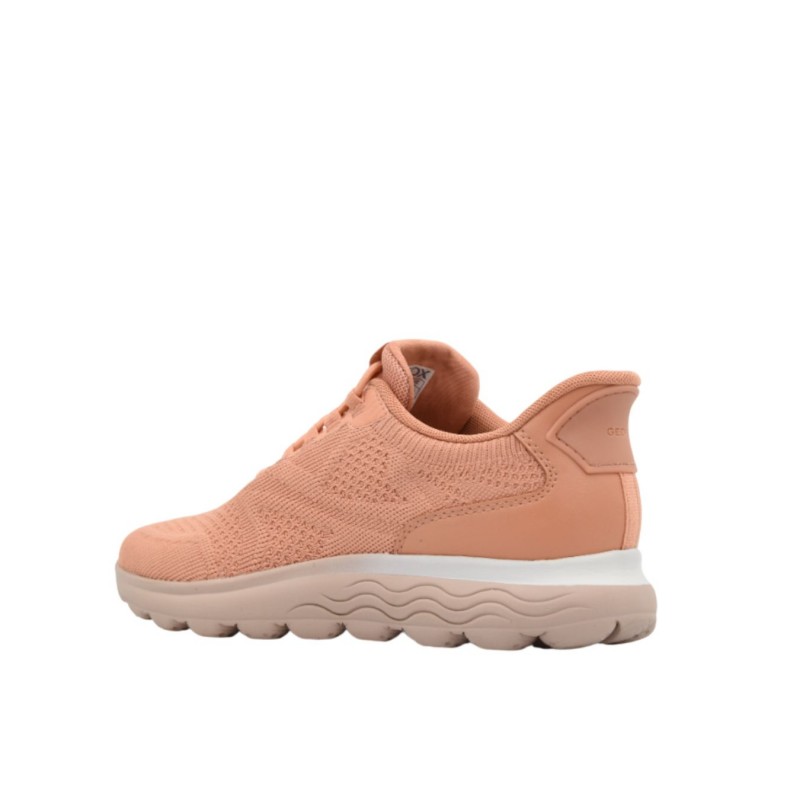 ΓΥΝΑΙΚΕΙΟ SNEAKER ΠΟΡΤΟΚΑΛΙ GEOX D SPHERICA PLUS D657MD 06KBC C8024 PEACH