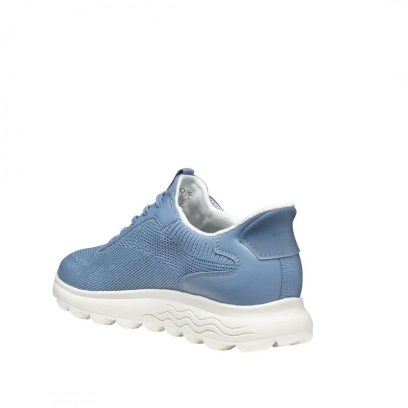 ΓΥΝΑΙΚΕΙΟ SNEAKER ΣΙΕΛ/ΜΠΛΕ ΑΝΟΙΧΤΟ GEOX D SPHERICA PLUS A- KNIT.TE+SY D557MA 06KBC C4003