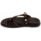 ΓΥΝΑΙΚΕΙΟ SLIPPER ΚΑΦΕ INUOVO D51046 SD MOGANO