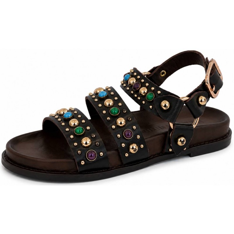 ΓΥΝΑΙΚΕΙΟ ΣΑΝΔΑΛΙ ΚΑΦΕ INUOVO D51045 CRYSTAL MC BROWN 1100000309