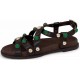 ΓΥΝΑΙΚΕΙΟ ΣΑΝΔΑΛΙ ΚΑΦΕ INUOVO D51007 CRYSTAL MC BROWN