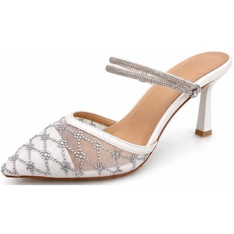 ΓΥΝΑΙΚΕΙΟ MULE ΛΕΥΚΟ VERSACE 19V69 AM A181-X425