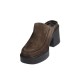 WOMEN'S MULE BROWN IRIS SAMIE
