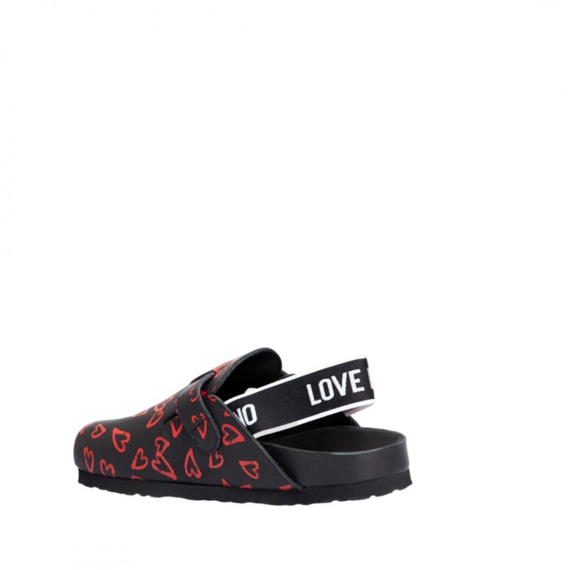ΓΥΝΑΙΚΕΙΑ SLIPPERS ΜΑΥΡΑ LOVE MOSCHINO JA10533G1IIA0000