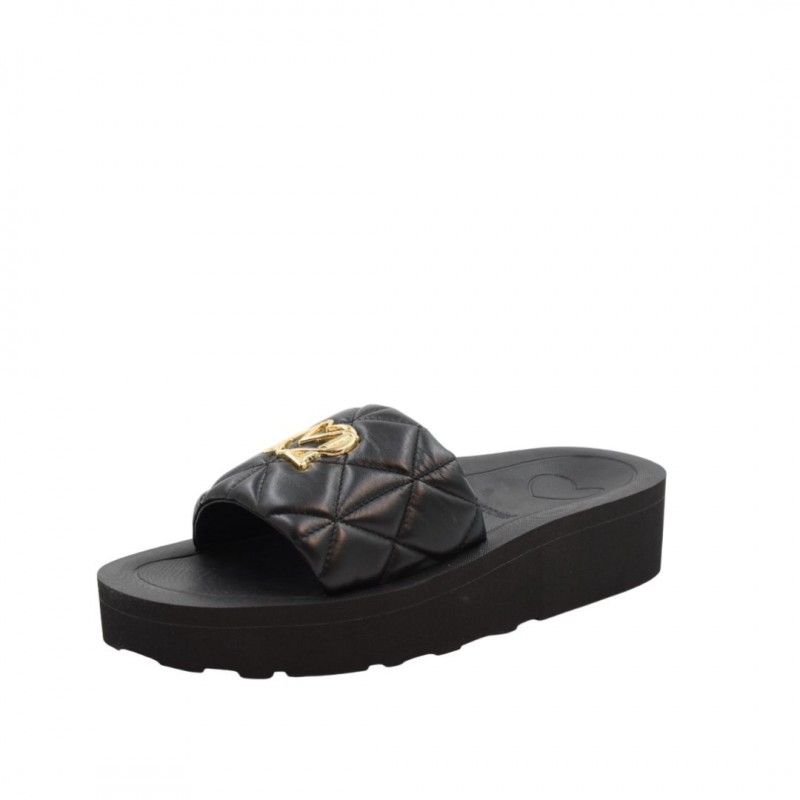 ΓΥΝΑΙΚΕΙΑ SLIPPERS ΜΑΥΡΑ LOVE MOSCHINO JA28014I1MIE0000