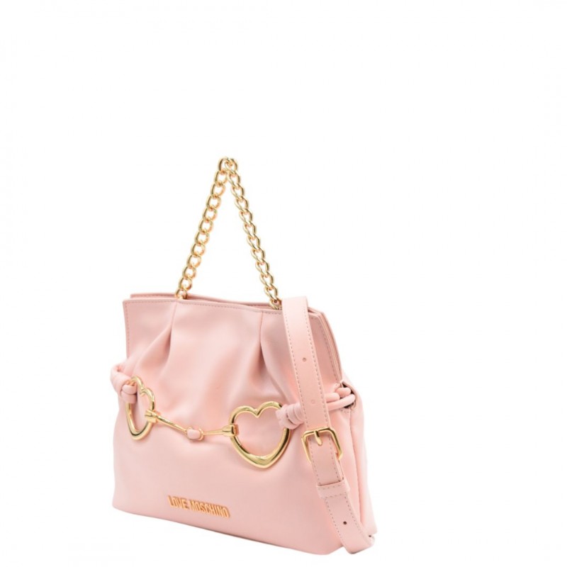 WOMEN'S HANDBAG/CROSSBODY BAG PINK LOVE MOSCHINO JC4035PP1MLB0601