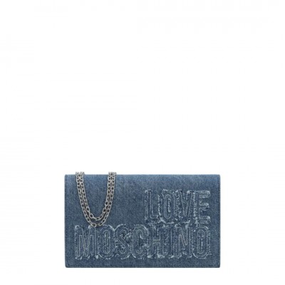 WOMEN'S SHOULDER/CROSSBODY BAG BLUE LOVE MOSCHINO JC4247PP0MKM0750