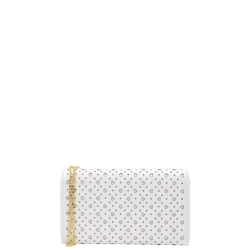 ΓΥΝΑΙΚΕΙΑ ΤΣΑΝΤΑ ΩΜΟΥ/ΧΙΑΣΤΙ ΛΕΥΚΗ LOVE MOSCHINO JC4295PP0OKK0100