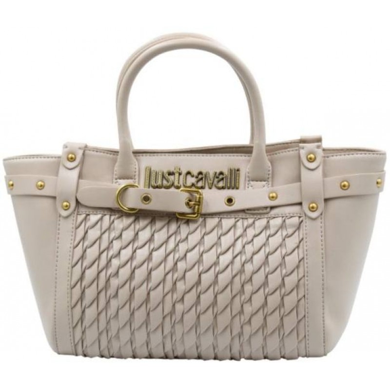 ΓΥΝΑΙΚΕΙΑ ΤΣΑΝΤΑ ΧΕΙΡΟΣ/ΧΙΑΣΤΙ ΓΚΡΙ/ΜΠΕΖ JUST CAVALLI 80RA4BG2 ZSD90 774