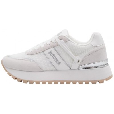 ΓΥΝΑΙΚΕΙΟ SNEAKER ΛΕΥΚΟ JUST CAVALLI 80RA3SJ1 ZSE48 003