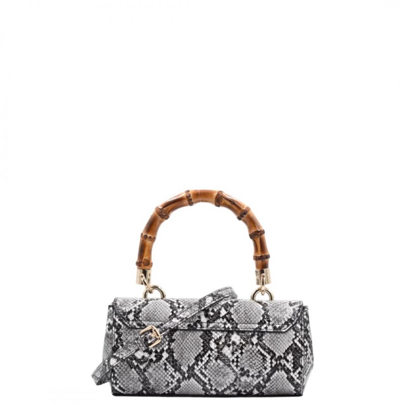 ΓΥΝΑΙΚΕΙΑ ΤΣΑΝΤΑ ΧΕΙΡΟΣ/ΧΙΑΣΤΙ ΑΣΠΡΟ/ΜΑΥΡΟ SNAKE JUST CAVALLI 80RA4BD1 ZSD84 L02