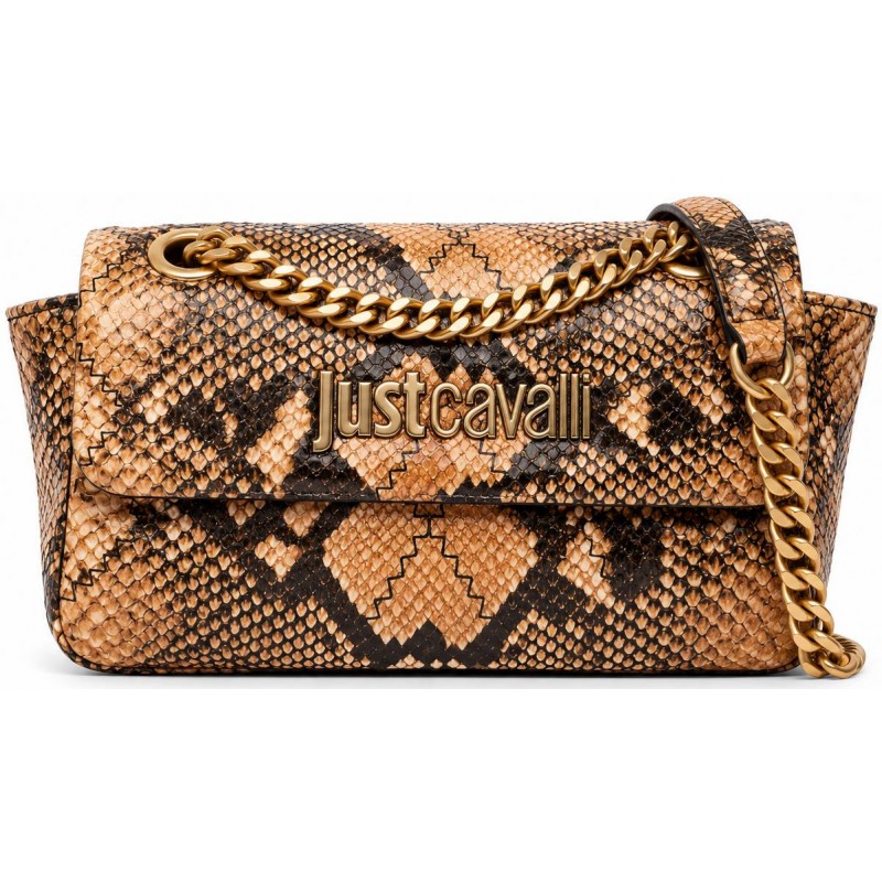 ΓΥΝΑΙΚΕΙΑ ΤΣΑΝΤΑ ΩΜΟΥ/ΧΙΑΣΤΙ ΤΑΜΠΑ SNAKE PRINT JUST CAVALLI 81RA4BG5 ZSD84 641 JC G_PLAIN ΕΜBROIDERY-STYL PYTHON PU