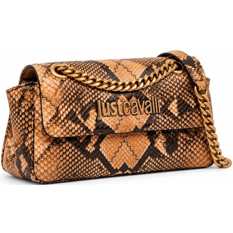 ΓΥΝΑΙΚΕΙΑ ΤΣΑΝΤΑ ΩΜΟΥ/ΧΙΑΣΤΙ ΤΑΜΠΑ SNAKE PRINT JUST CAVALLI 81RA4BG5 ZSD84 641 JC G_PLAIN ΕΜBROIDERY-STYL PYTHON PU