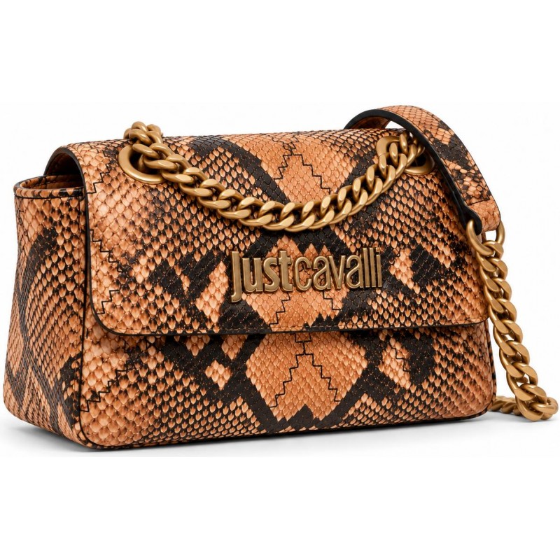 ΓΥΝΑΙΚΕΙΑ ΤΣΑΝΤΑ ΩΜΟΥ/ΧΙΑΣΤΙ ΤΑΜΠΑ SNAKE PRINT JUST CAVALLI 81RA4BG5 ZSD84 641 JC G_PLAIN ΕΜBROIDERY-STYL PYTHON PU