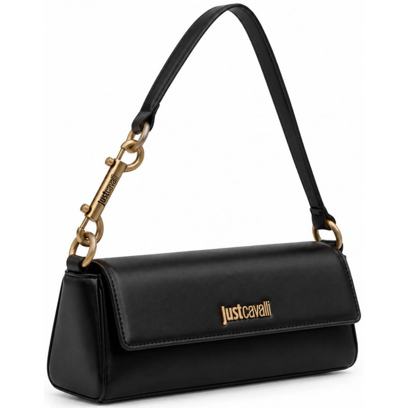 ΓΥΝΑΙΚΕΙΑ ΤΣΑΝΤΑ ΧΕΙΡΟΣ/ΩΜΟΥ ΜΑΥΡΗ JUST CAVALLI 81RA4BI5 ZSC23 899 JC I_DOG LEASH-STYLE 5 BOX PU
