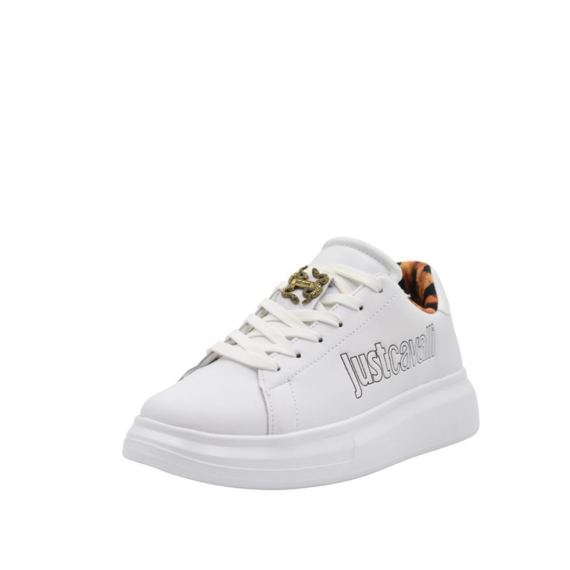 ΓΥΝΑΙΚΕΙΟ SNEAKER ΛΕΥΚΟ JUST CAVALLI 80RA3SB3 ZPB99 003 25-OABRP80025