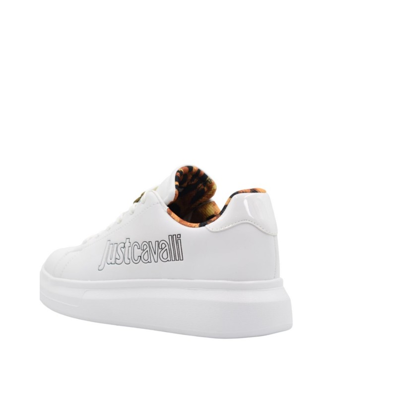 ΓΥΝΑΙΚΕΙΟ SNEAKER ΛΕΥΚΟ JUST CAVALLI 80RA3SB3 ZPB99 003 25-OABRP80025