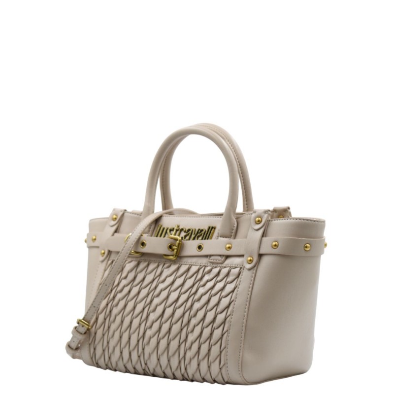 ΓΥΝΑΙΚΕΙΑ ΤΣΑΝΤΑ ΧΕΙΡΟΣ/ΧΙΑΣΤΙ ΓΚΡΙ/ΜΠΕΖ JUST CAVALLI 80RA4BG2 ZSD90 774