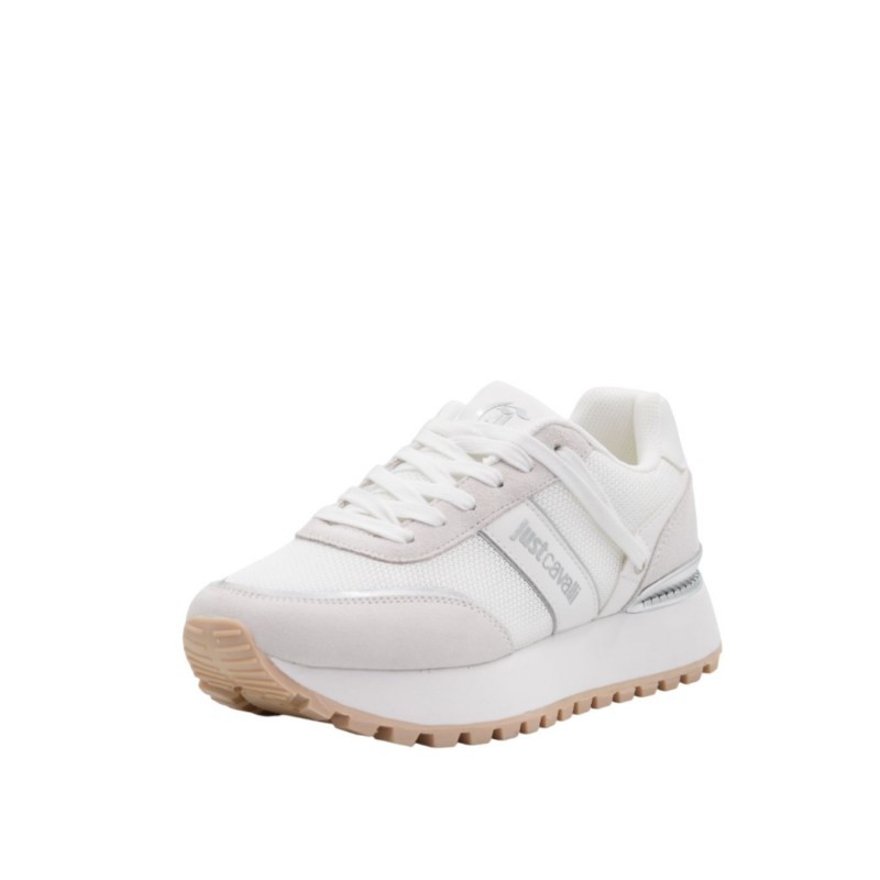 ΓΥΝΑΙΚΕΙΟ SNEAKER ΛΕΥΚΟ JUST CAVALLI 80RA3SJ1 ZSE48 003