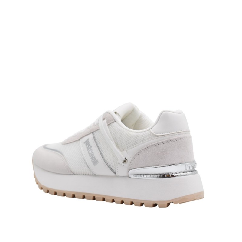 ΓΥΝΑΙΚΕΙΟ SNEAKER ΛΕΥΚΟ JUST CAVALLI 80RA3SJ1 ZSE48 003