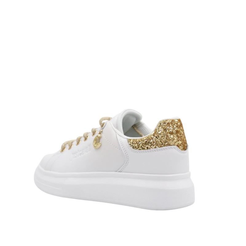 ΓΥΝΑΙΚΕΙΟ SNEAKER ΛΕΥΚΟ/ΧΡΥΣΟ JUST CAVALLI 80RA3SB1 ZPC03 QA9 25-OABRP80025