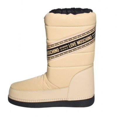 ΓΥΝΑΙΚΕΙΑ ΜΠΟΤΑ ΜΠΕΖ LOVE MOSCHINO JA24162G1NISB104 ST.TTOD.SKIBOOT20 NYLON BEIGE
