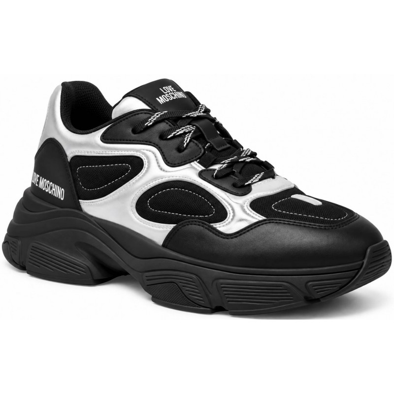 ΓΥΝΑΙΚΕΙΟ SNEAKER ΜΑΥΡΟ LOVE MOSCHINO JA15556G0PINR00A SNEAKERD.STARDUST60 MIX+NERO ARGENT ΓΥΝΑΙΚΕΙΟ SNEAKER ΜΑΥΡΟ LOVE MOSCHINO JA15556G0PINR00A SNEAKERD.STARDUST60 MIX+NERO ARGENT