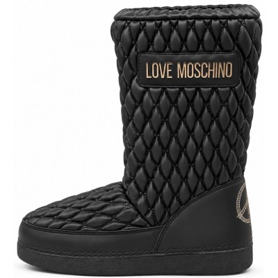 ΓΥΝΑΙΚΕΙΑ ΜΠΟΤΑ ΜΑΥΡΗ LOVE MOSCHINO JA24312G0PISQ000 ST.TTOD.SKIBOOT20 SOFT PU NERO