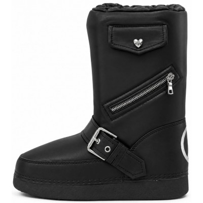 ΓΥΝΑΙΚΕΙΑ ΜΠΟΤΑ ΜΑΥΡΗ LOVE MOSCHINO JA24342G0PIST000 ST.TTOD.SKI BOOT20 SOFT PU NERO