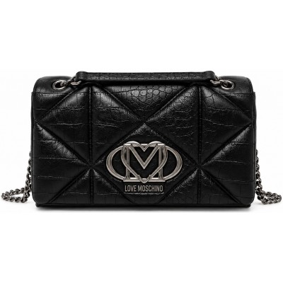 ΓΥΝΑΙΚΕΙΑ ΤΣΑΝΤΑ ΜΑΥΡΗ ΩΜΟΥ/ΧΙΑΣΤΙ LOVE MOSCHINO JC4041PP1PLF100