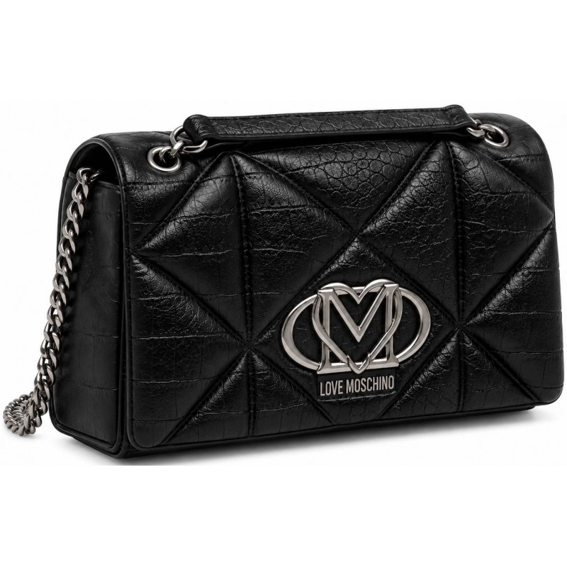 ΓΥΝΑΙΚΕΙΑ ΤΣΑΝΤΑ ΜΑΥΡΗ ΩΜΟΥ/ΧΙΑΣΤΙ LOVE MOSCHINO JC4041PP1PLF100 ΓΥΝΑΙΚΕΙΑ ΤΣΑΝΤΑ ΜΑΥΡΗ ΩΜΟΥ/ΧΙΑΣΤΙ LOVE MOSCHINO JC4041PP1PLF100