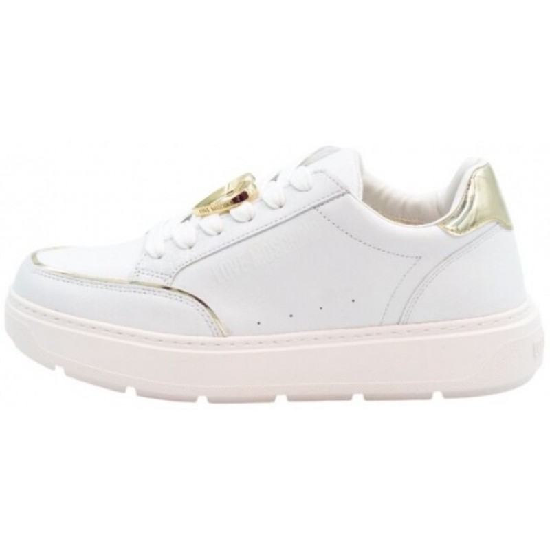 ΓΥΝΑΙΚΕΙΟ SNEAKER ΛΕΥΚΟ LOVE MOSCHINO JA15214G1MIA610A