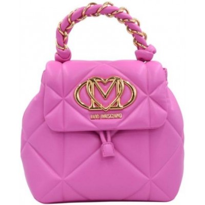 ΓΥΝΑΙΚΕΙΑ ΤΣΑΝΤΑ ΠΛΑΤΗΣ ΦΟΥΞΙΑ LOVE MOSCHINO JC4114PP1OLC604