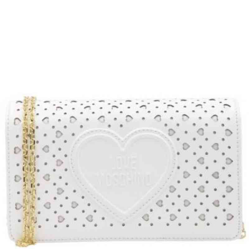 ΓΥΝΑΙΚΕΙΑ ΤΣΑΝΤΑ ΩΜΟΥ/ΧΙΑΣΤΙ ΛΕΥΚΗ LOVE MOSCHINO JC4295PP0OKK0100