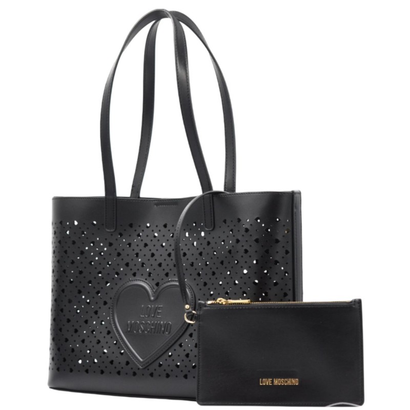ΓΥΝΑΙΚΕΙΑ ΤΣΑΝΤΑ ΩΜΟΥ ΜΑΥΡΗ LOVE MOSCHINO JC4289PP0OKK0000