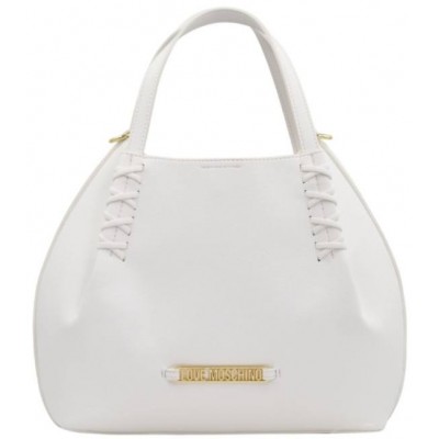 ΓΥΝΑΙΚΕΙΑ ΤΣΑΝΤΑ ΧΕΙΡΟΣ/ΧΙΑΣΤΙ ΛΕΥΚΗ LOVE MOSCHINO JC4296PP0OKL0100
