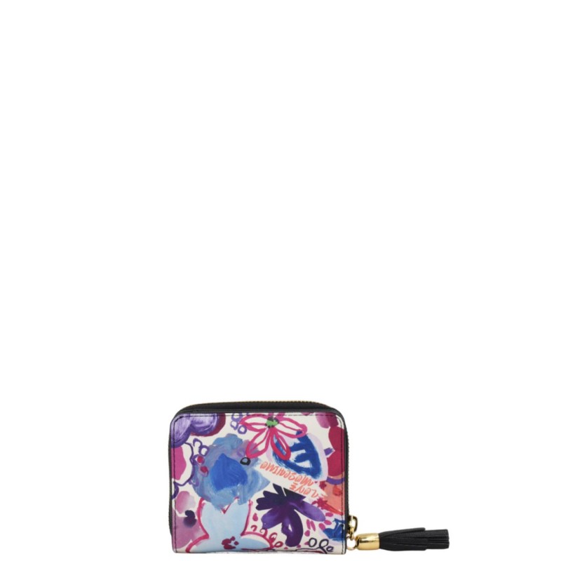 ΓΥΝΑΙΚΕΙΟ ΠΟΡΤΟΦΟΛΙ ΦΟΥΞΙΑ/ΠΟΛΥΧΡΩΜΟ PRINT LOVE MOSCHINO JC5689PP0OKT100A