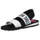 ΓΥΝΑΙΚΕΙΟ ΣΑΝΔΑΛΙ ΛΕΥΚΟ/ΜΑΥΡΟ LOVE MOSCHINO JA16033G0OJN410A