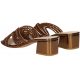 ΓΥΝΑΙΚΕΙΟ MULE ΜΠΡΟΝΖΕ NOA HARMON 10343-98 KOI
