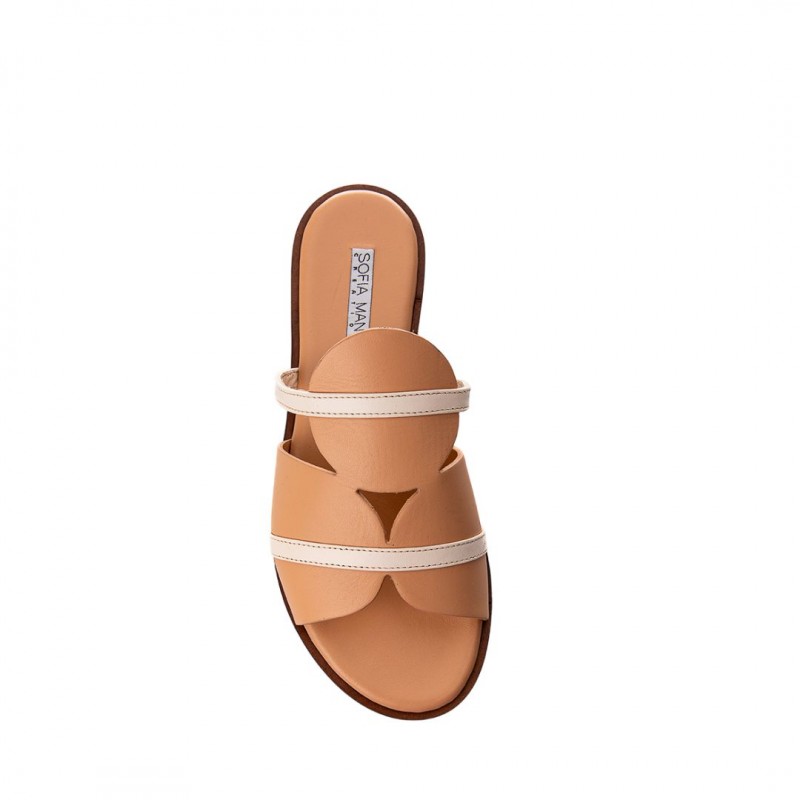 ΓΥΝΑΙΚΕΙΟ SLIPPER CARAMEL SOFIA MANTA ANGEL CARAMEL