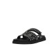 ΓΥΝΑΙΚΕΙΑ SLIPPERS ΜΑΥΡΟ STEVE MADDEN SM11003772-03001-032 BLACK WITH STUDS LEATHER