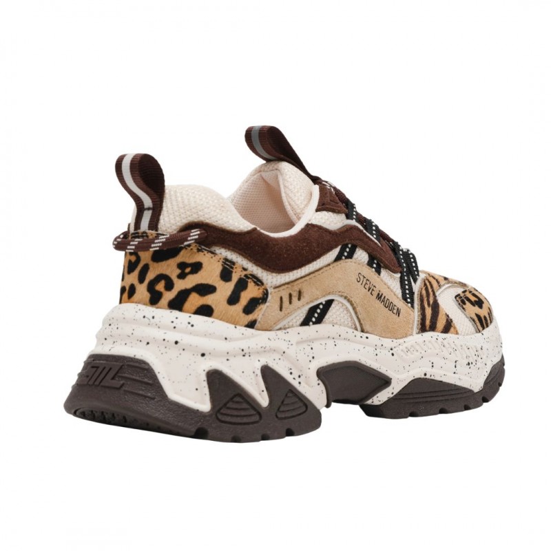 ΓΥΝΑΙΚΕΙΟ SNEAKER LEOPARD STEVE MADDEN ANIMATES-LE 11004762 BLE-BRN LEOPARD 600002382
