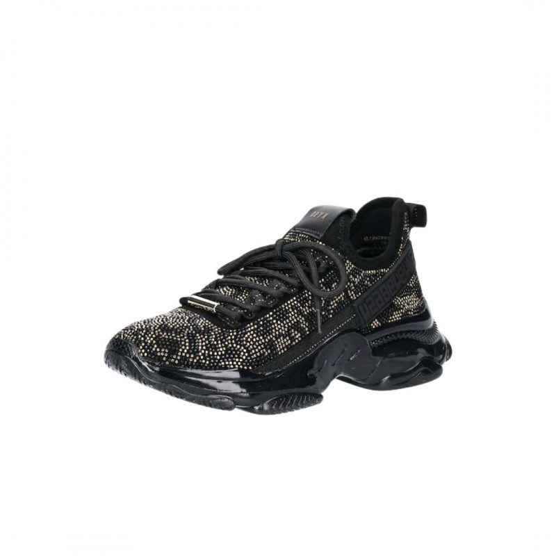 ΓΥΝΑΙΚΕΙΟ SNEAKER ΜΑΥΡΟ/ΧΡΥΣΟ STEVE MADDEN MAXILLA-S 11003512 363- BLK/GOLD 600001125